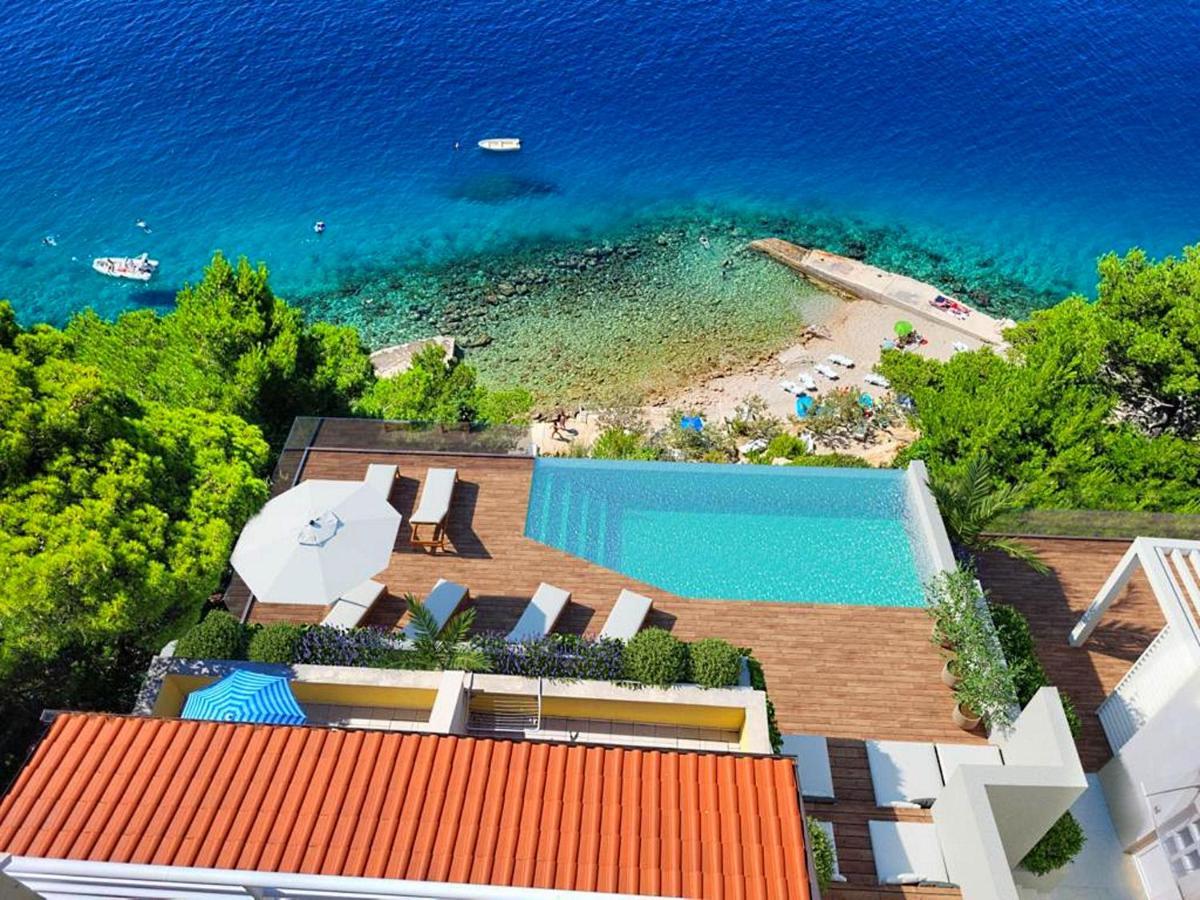 Luxury Apartments Villa Ruzmarina With New Heated Infinity Pool And Lounge Area Marusici  Extérieur photo